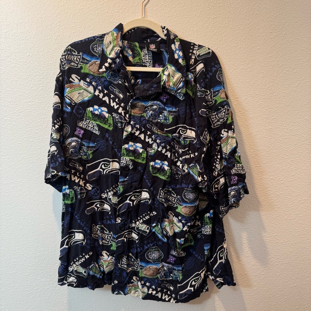 Seahawks Button Down Shirt